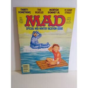 MAD #286 Mad Magazine Comic Book April 1989 30 Something Beatles 21 Jump Street